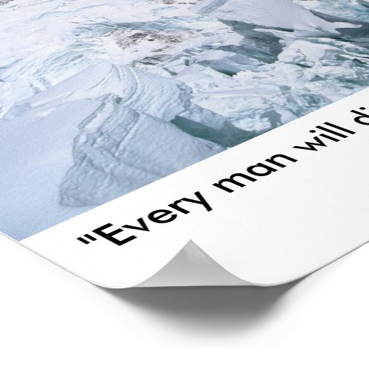 Mt Everest Poster (Ecke)