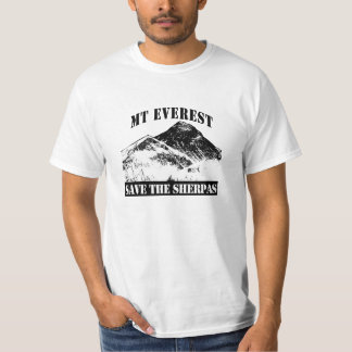 Mt Everest retten den Sherpas T - Shirtentwurf T-Shirt