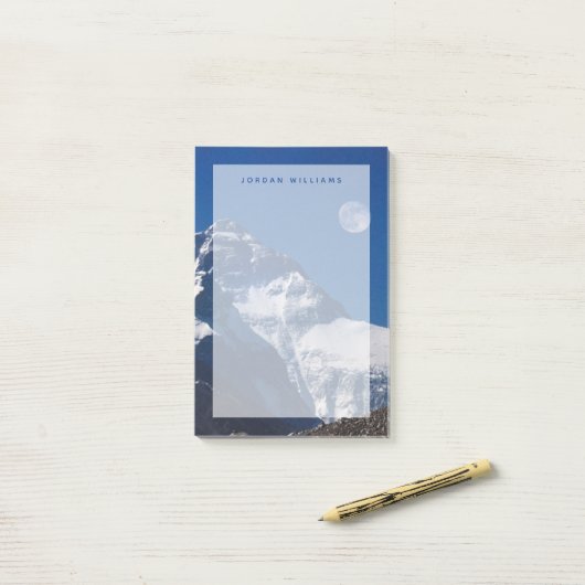 Mt. Everest | Tibet, China Post-it Klebezettel (Auf Schreibtisch)