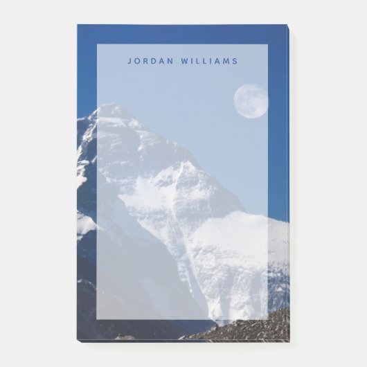 Mt. Everest | Tibet, China Post-it Klebezettel (Vorderseite)