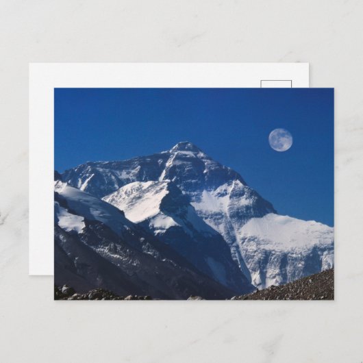 Mt. Everest | Tibet, China Postkarte (Vorne/Hinten)