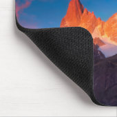 Mt Fitz Roy am Sonnenaufgang Mousepad (Ecke)