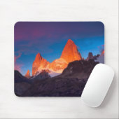 Mt Fitz Roy am Sonnenaufgang Mousepad (Mit Mouse)