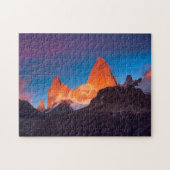 Mt Fitz Roy am Sonnenaufgang Puzzle (Horizontal)