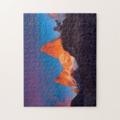 Mt Fitz Roy am Sonnenaufgang Puzzle (Vertikal)