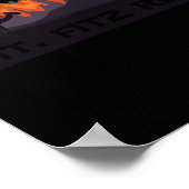 Mt. Fitz Roy-Gebirgszug Poster (Ecke)