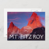 Mt Fitz Roy Postkarte (Vorne/Hinten)