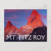 Mt Fitz Roy Postkarte (Vorderseite)
