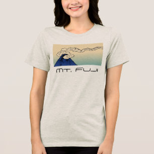 Mt. Fuji Landschaft T-Shirt  Tri-Blend Shirt