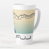 Mt. Fuji mit Wolken Landschaft Milchtasse (Rechte Ecke)