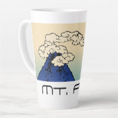 Mt. Fuji mit Wolken Landschaft Milchtasse (Linke Ecke)