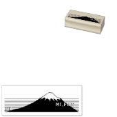 Mt.Fuji seen from southwest.  Gummistempel (Stempel)