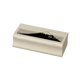 Mt.Fuji seen from southwest.  Gummistempel