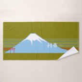 Mt. Fuji seen from the northeast. Badehandtuch (Badehandtuch)