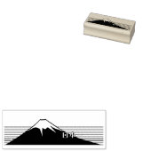 Mt. Fuji seen from the northeast. Gummistempel (Stempel)