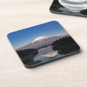 Mt Fuji Seereflektion Getränkeuntersetzer (Linke Seite)