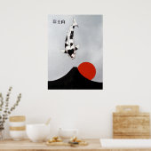 Mt Fuji Sun Rise Utsuri Mono Poster (Küche)