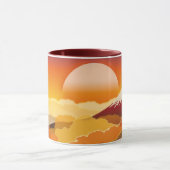 Mt.FUJI Sunset Japan Tasse (Zentrum)