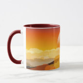 Mt.FUJI Sunset Japan Tasse (Links)
