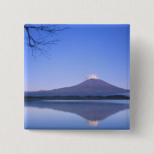 Mt. Fuji vom Motosu-See, Yamanashi, Japan Button