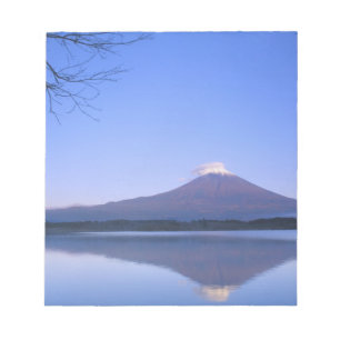 Mt. Fuji vom Motosu-See, Yamanashi, Japan Notizblock