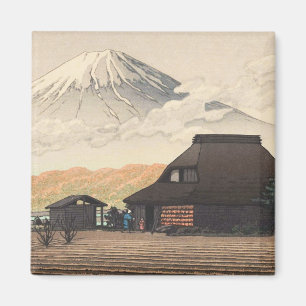 Mt. Fuji von Narusawa Hasui Kawase shin hanga Kuns Magnet