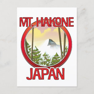 Mt. Hakone Japan Ankündigungspostkarte