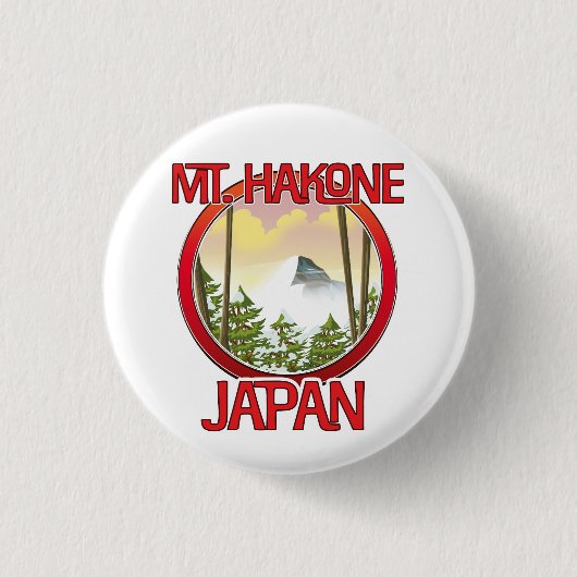 Mt. Hakone Japan Button (Vorderseite)
