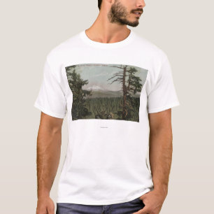 Mt. Haube, Oregon - Ansicht des Berges von T-Shirt