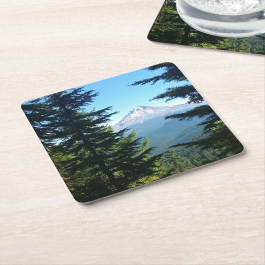 Mt-Haube Rechteckiger Pappuntersetzer (angewinkelt)