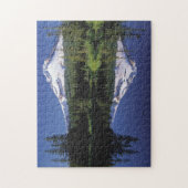 Mt. Haube und ein Mirror See Puzzle (Vertikal)