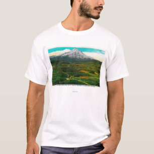 Mt. Haube von Hood River ValleyHood Fluss ODER T-Shirt