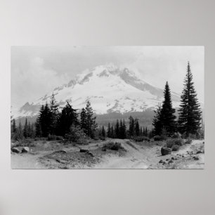 Mt. Hauben-Ansicht von der Poster