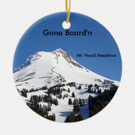Mt. Hauben-Wiesen-Skigebiet, Oregon Keramikornament