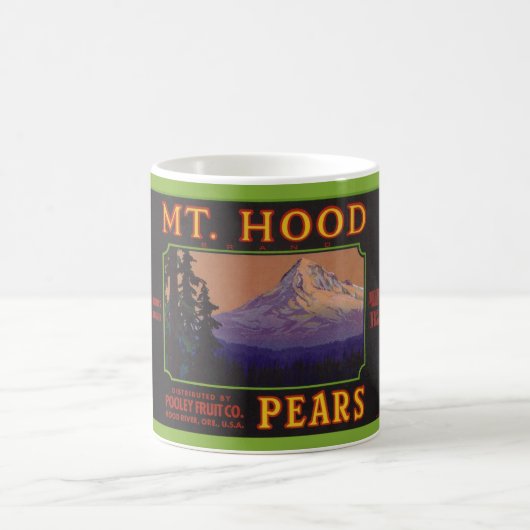 Mt. Hood Birnen-Tasse Kaffeetasse (Mittel)