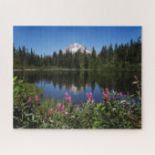 Mt Hood Lake Reflection Puzzle (Horizontal)