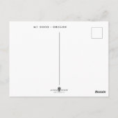 Mt Hood | Oregon Postkarte (Rückseite)