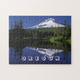 Mt. Hood, Oregon, See-Reflexion Landschaftsfoto Puzzle