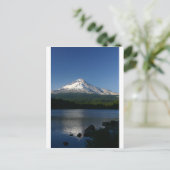 Mt Hood vom Trillium See Postkarte (Stehend Vorderseite)