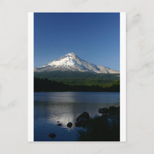 Mt Hood vom Trillium See Postkarte