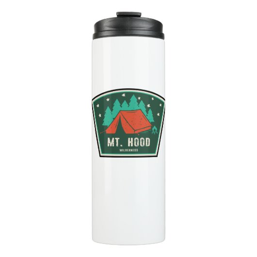 Mt. Hood Wilderness Oregon Camping Thermosbecher (Vorderseite)