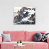 MT. HUANG SHAN LEINWANDDRUCK (Insitu (Wohnzimmer))