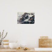 MT. HUANG SHAN POSTER (Küche)
