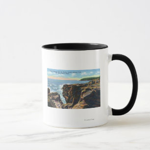 Mt. Insel-Ansicht des Donner-Lochs Tasse