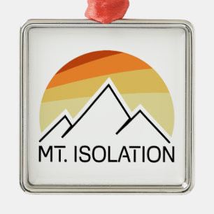 Mt. Isolation Neues Hampshire Retro Ornament Aus Metall