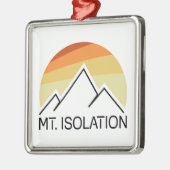 Mt. Isolation Neues Hampshire Retro Ornament Aus Metall (Links)