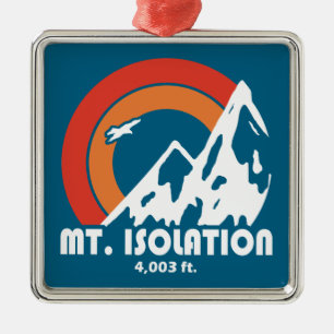 Mt. Isolation New Hampshire Sun Eagle Ornament Aus Metall