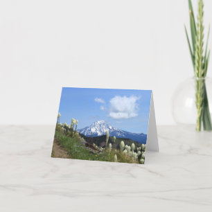 Mt. Jefferson leere 4x6 Karte. Dankeskarte