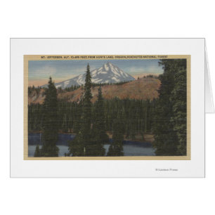 Mt. Jefferson, Oregon - Ansicht vom Hunts See