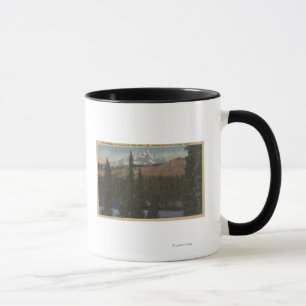 Mt. Jefferson, Oregon - Ansicht vom Hunts See Tasse